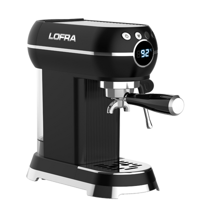 50's Lofra Retro Style Italian Espresso Coffee Machine - Dolcevita Black | IYANM2SA/1