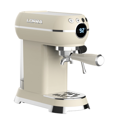 Lofra Classic Italian Coffee Maker Range for Kitchen Countertop  "La Dolce Range" Cream Side On Image
