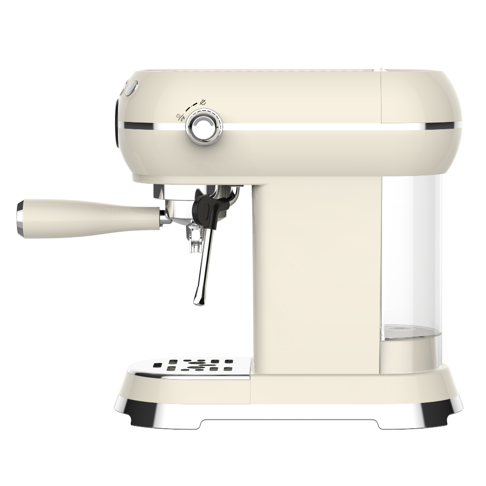 50's Lofra Retro Style Italian Espresso Coffee Machine - Dolcevita Cream | IYABI2SA/1