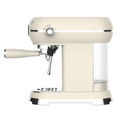 50's Lofra Retro Style Italian Espresso Coffee Machine - Dolcevita Cream | IYABI2SA/1