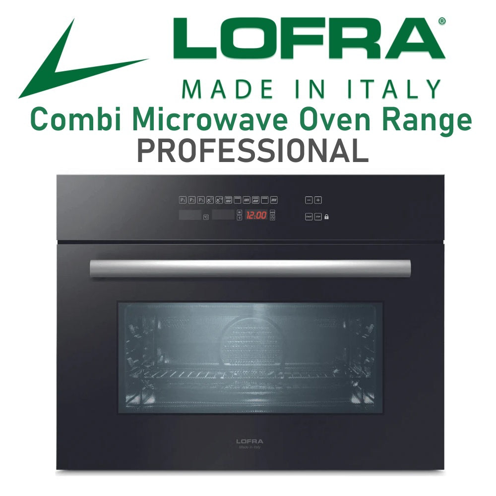 LOFRA Professional FMVN6TME Black Glass Combi Microwave Oven 1000w  h45cm w60cm