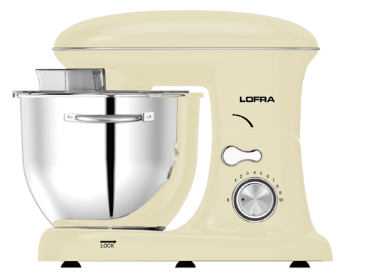 50's Lofra Retro Style Planetaria 5L Kitchen Stand Food Mixer in Dolcevita Cream ISABI50PMX/1