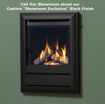 Wildfire Ravel 400 HE Hole in The Wall Log Effect Slide Control Antrachite Chinmey Gas Fire