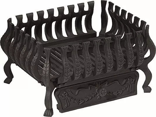 Valencia Remote Controlled Gas Basket Fire with Coal Effect Inset Gas Fire