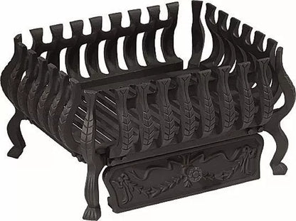 Valencia Remote Controlled Gas Basket Fire with Coal Effect Inset Gas Fire