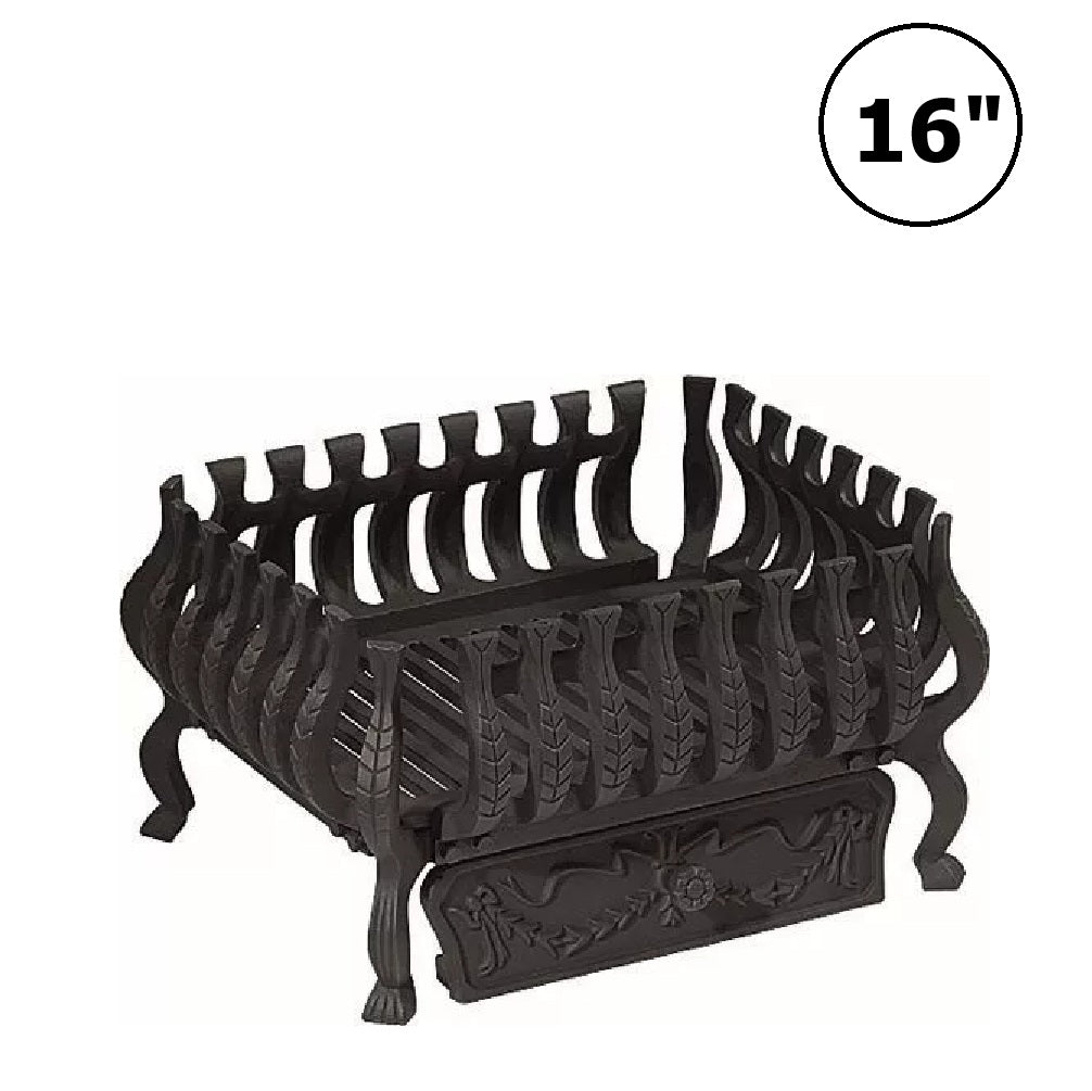 Valencia Remote Controlled Gas Basket Fire with Coal Effect Inset Gas Fire