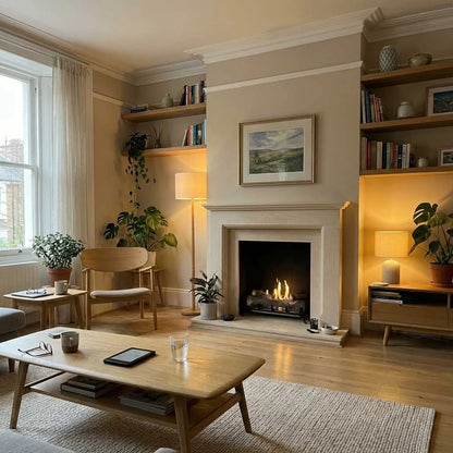 The Delaney Medium Bioethanol Flueless Real Flame Fire Basket