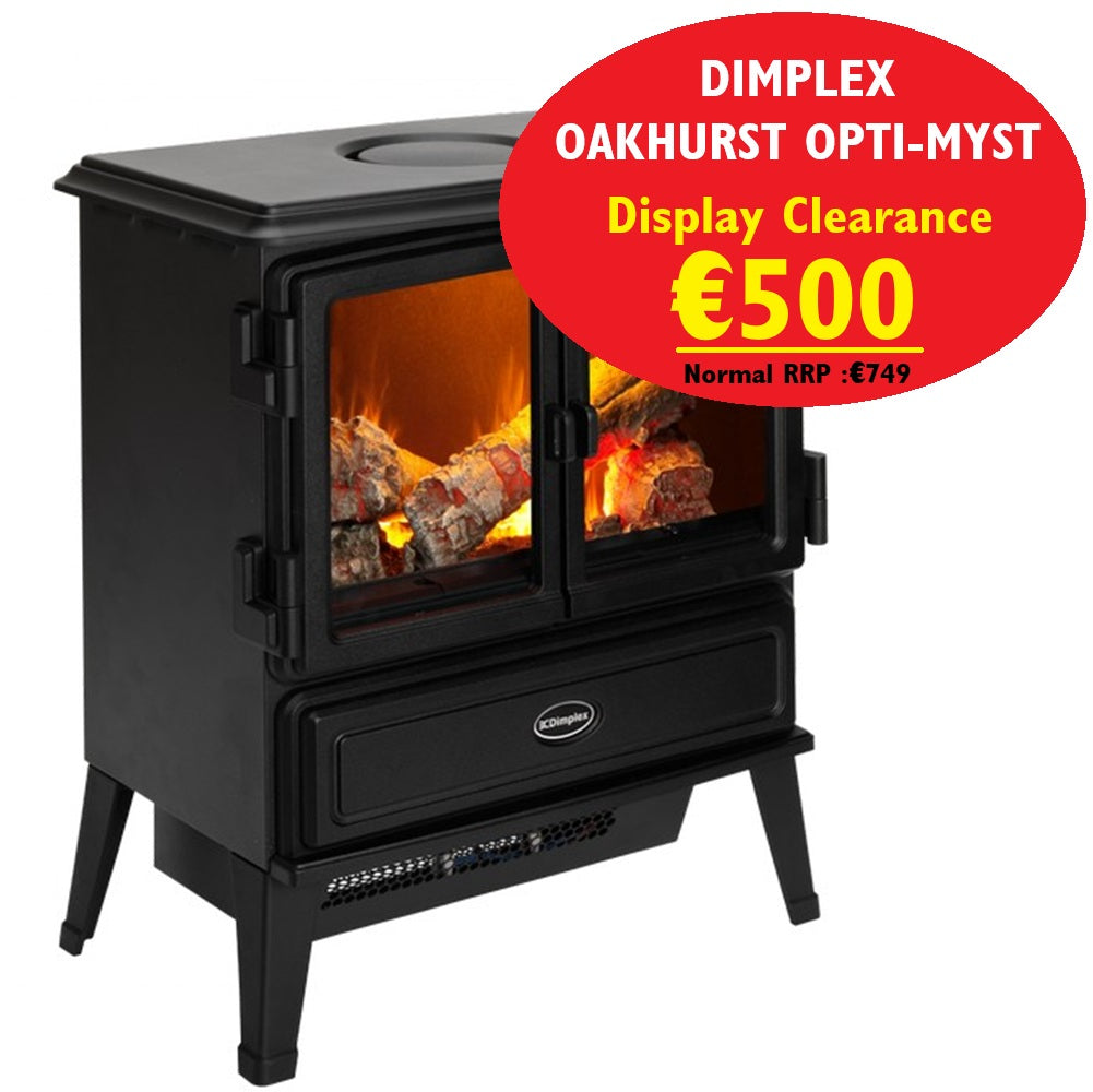 Dimplex Oakhurst Opti-Myst Flame and Smoke Effect Electric Stove