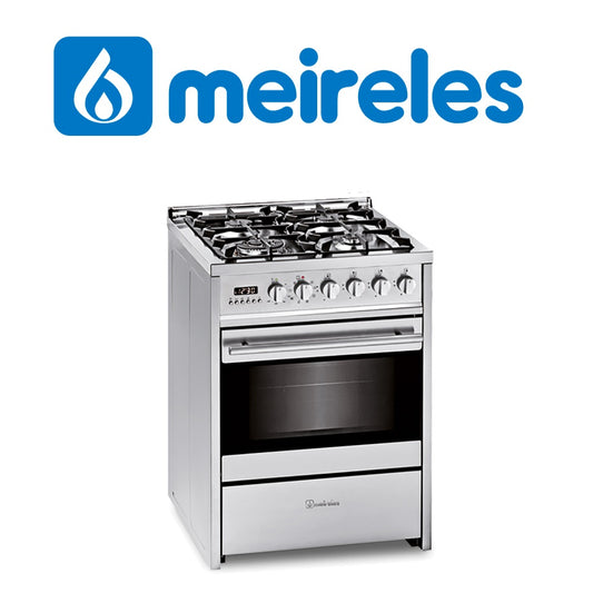 Meireles E610X 60cm Carrickmore Dual Fuel Cooker in Stainless Steel