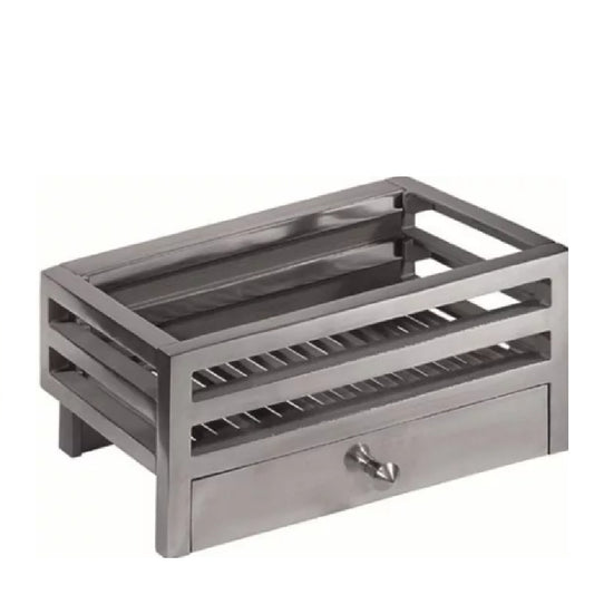 Elan Basket Remote Controlled Gas Basket Fire with tailored Gas Inset Fire Coal Effect