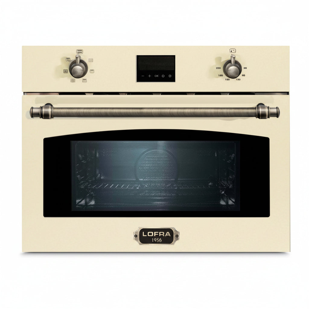 LOFRA Dolcevita Combi Microwave Oven 900w 45cm h 60cm width Cream and Bronze