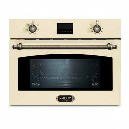 LOFRA Dolcevita Combi Microwave Oven 900w 45cm h 60cm width Cream and Bronze