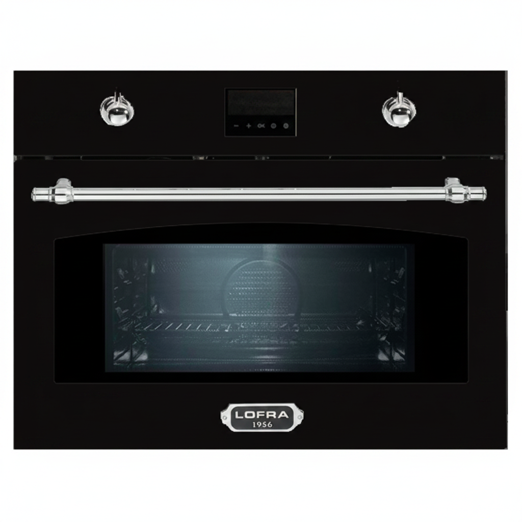 LOFRA Dolcevita Combi Microwave Oven 900w 45cm h 60cm width in black and chrome