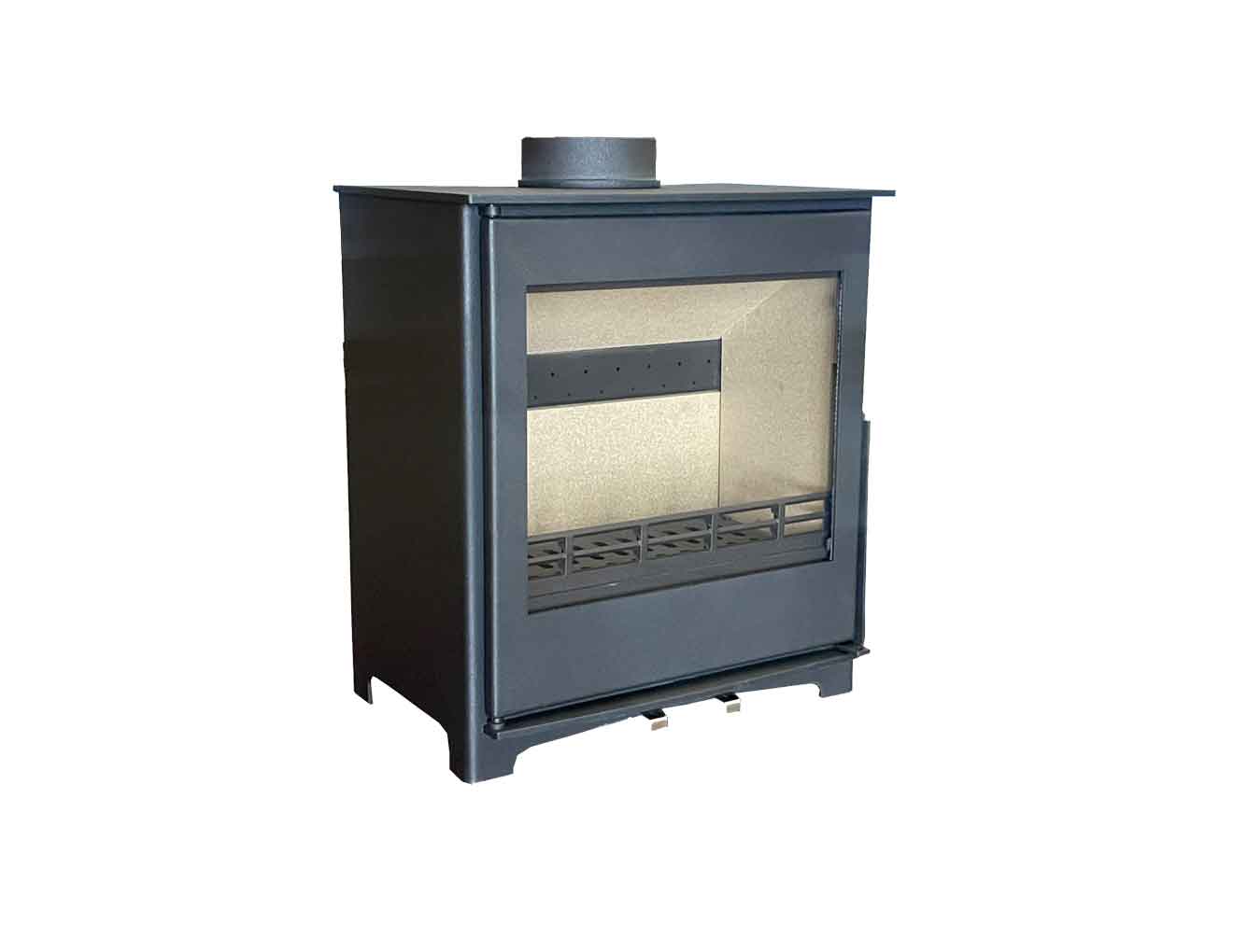 Heat Design Firewarm 8kW Steel Slim Wide Lucan Solid Fuel Stove