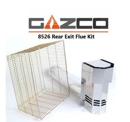 Gazco Marlborough2 Small Rear Exit Balanced Flue Gas Stove , Natural Gas, Log (Display Offer)
