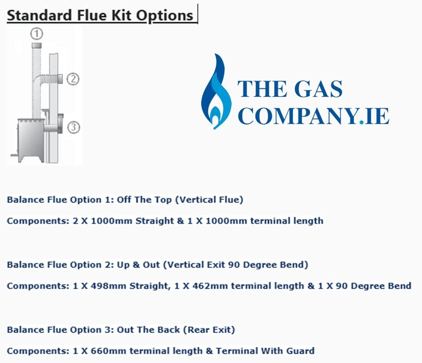 Gazco Vogue Midi T Midline CF 3-Sided Gas Stove Conventional Flue Gas Stove