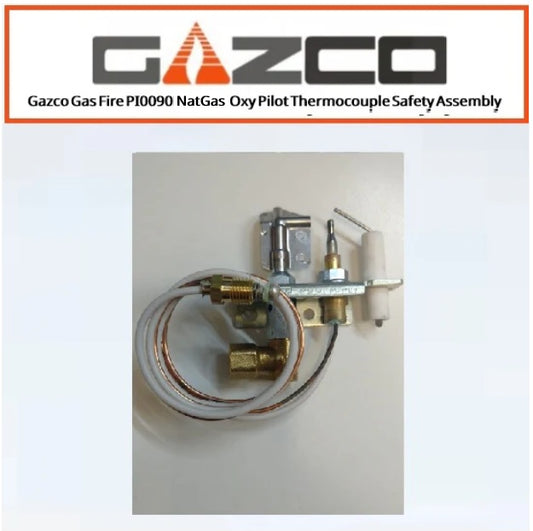 Gazco Logic He Slider Gas Fire PI0090 Natural Gas OxyPilot Thermocouple Safety Assembly 
