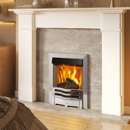 Gazco Onyx Mirage 40i Electric Fire with Chrome Frame