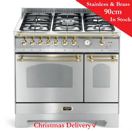 Lofra Dolcevita 90 RSD 96MFTECI Gas Dual Fuel Range Cooker 90cm