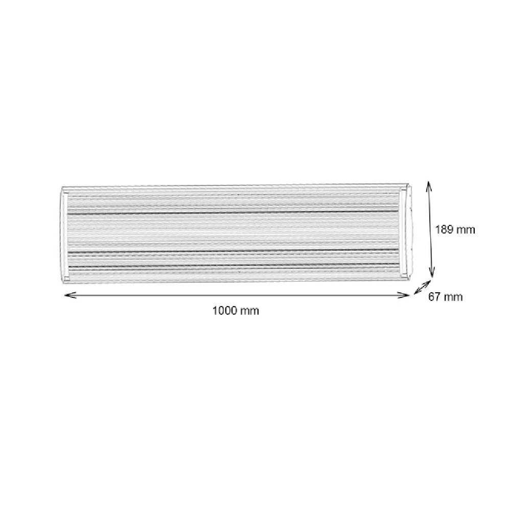 Heatbar 1800 Infrared Patio Heater
