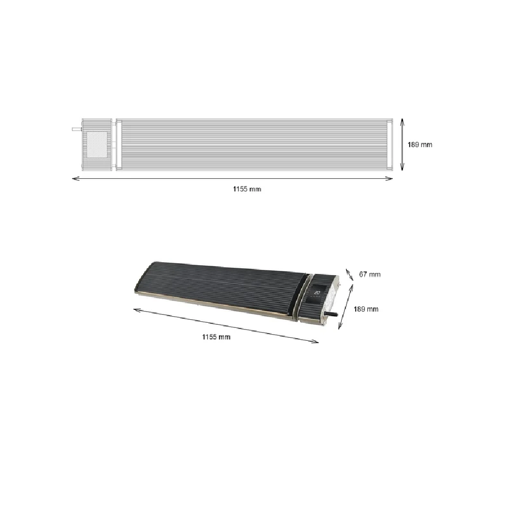 Heatbar Pro 1800 Infrared Patio Heater