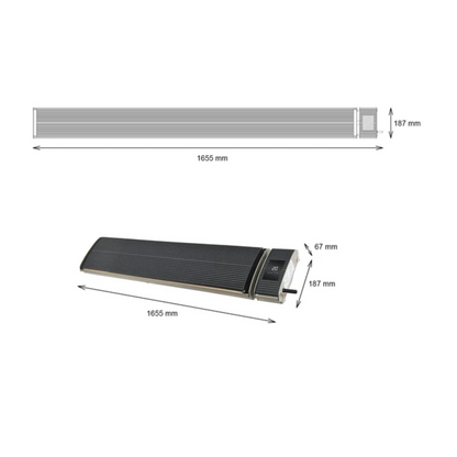 Heatbar Pro 2400 Infrared Patio Heater