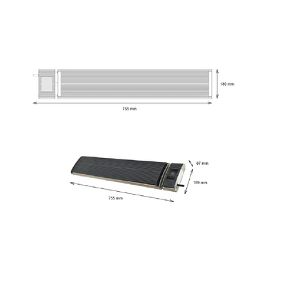 Heatbar Pro 1000 Infrared Patio Heater