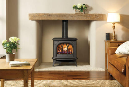 Gazco Huntingdon 30 Conventional Flue Gas Stove Clear Door