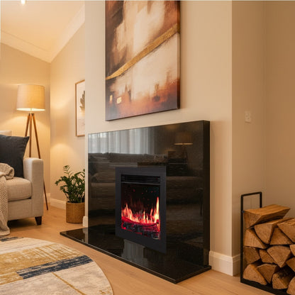 Heat Design Iconic Trance 400 ultra realistic framed electric fire