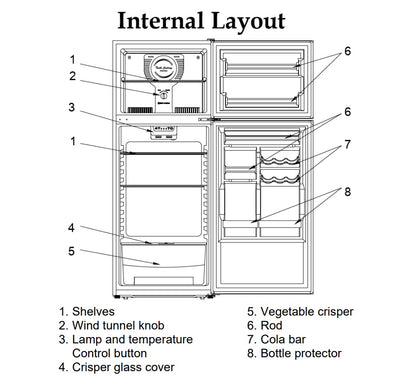 Lofra 60IGT Retro Vintage 1950's Retro No Frost Fridge Freezer 280Ltr (Custom 2-4 Weeks)