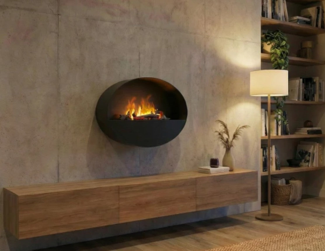 ScandiFlame KJOS Electric Myst Wall-Mounted Water Vapour Smoke Effect Electric Fire