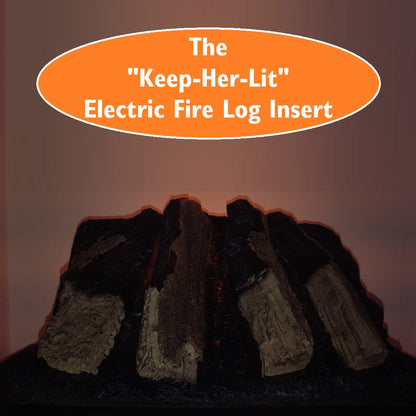 The Flamora “Keep-Her-Lit” Electric Imitation Flame Effect Inset Fire
