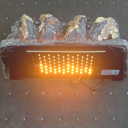 The Flamora “Keep-Her-Lit” Electric Imitation Flame Effect Inset Fire