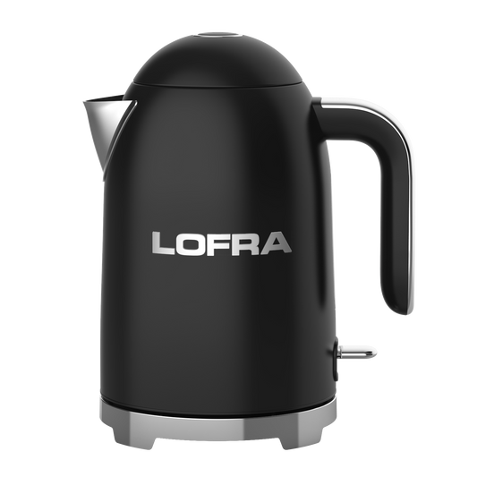 Classic Italian Lofra Dolcevita Retro Styled Kettle Range in Matt Black