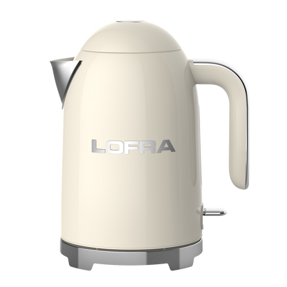 Classic Italian Lofra Dolcevita Retro Styled Kettle Range in Cream