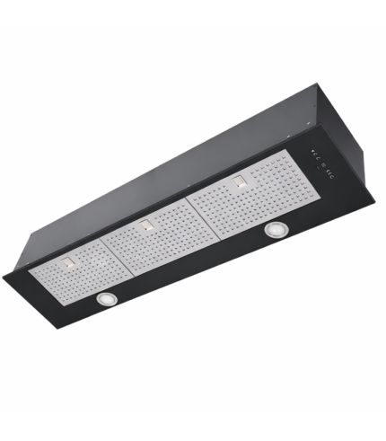 Luxair Novelle-Std 120cm Canopy Hood Built-In Kitchen Extractor Fan, Quiet Brushless Motor