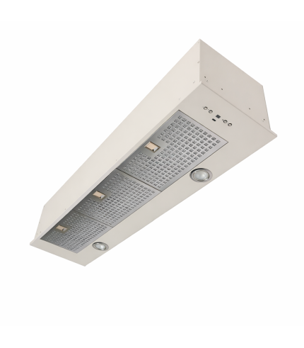 Luxair Novelle-Std 120cm Canopy Hood Built-In Kitchen Extractor Fan, Quiet Brushless Motor