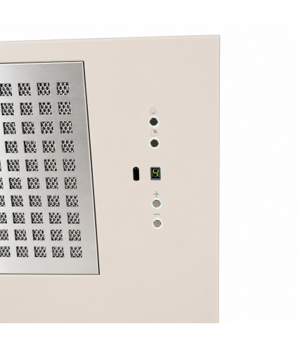 Luxair Novelle-Std 120cm Canopy Hood Built-In Kitchen Extractor Fan, Quiet Brushless Motor