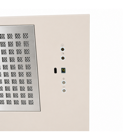 Luxair Novelle-Std 120cm Canopy Hood Built-In Kitchen Extractor Fan, Quiet Brushless Motor