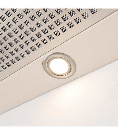 Luxair Novelle-Std 120cm Canopy Hood Built-In Kitchen Extractor Fan, Quiet Brushless Motor