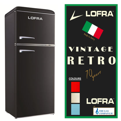 Lofra 60IGT Retro Vintage 1950's Retro No Frost Fridge Freezer 280Ltr (Custom 2-4 Weeks)