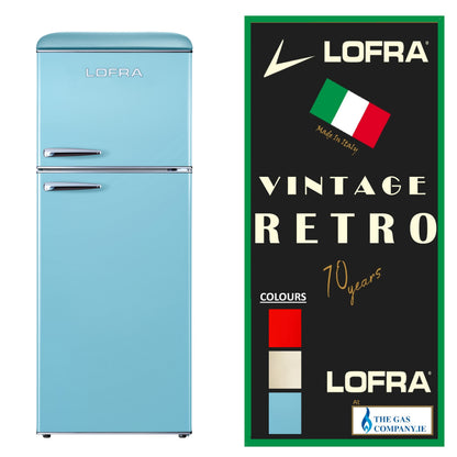 Lofra 60IGT Retro Vintage 1950's Retro No Frost Fridge Freezer 280Ltr (Custom 2-4 Weeks)
