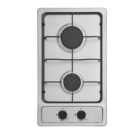 Gas 2 Burner Two Ring Domino Gas Hob, Natural Gas, Convertible to Lpg Bottled Gas(Next Day delivery)