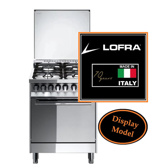 60cm Gas Range Cooker with Lid , Fan Assited Gas Oven - Display Model- "FREE GRIDDLE"