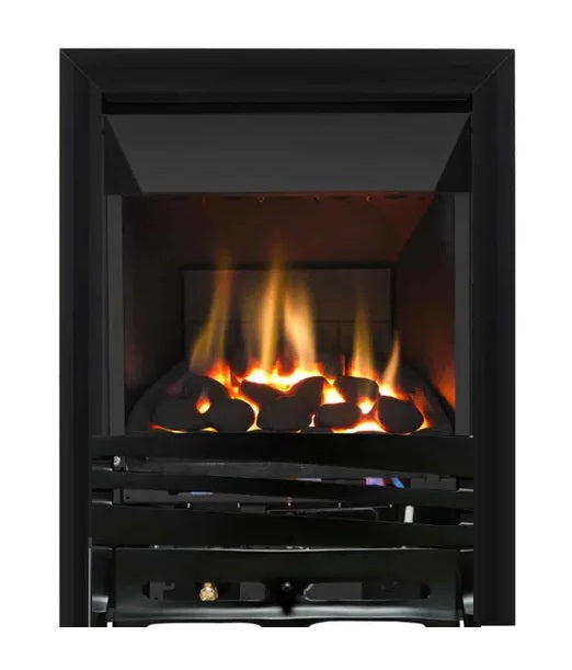 Ekofire 4015 Slimline Glass Fronted Coal Effect Gas Fire - The Maynooth