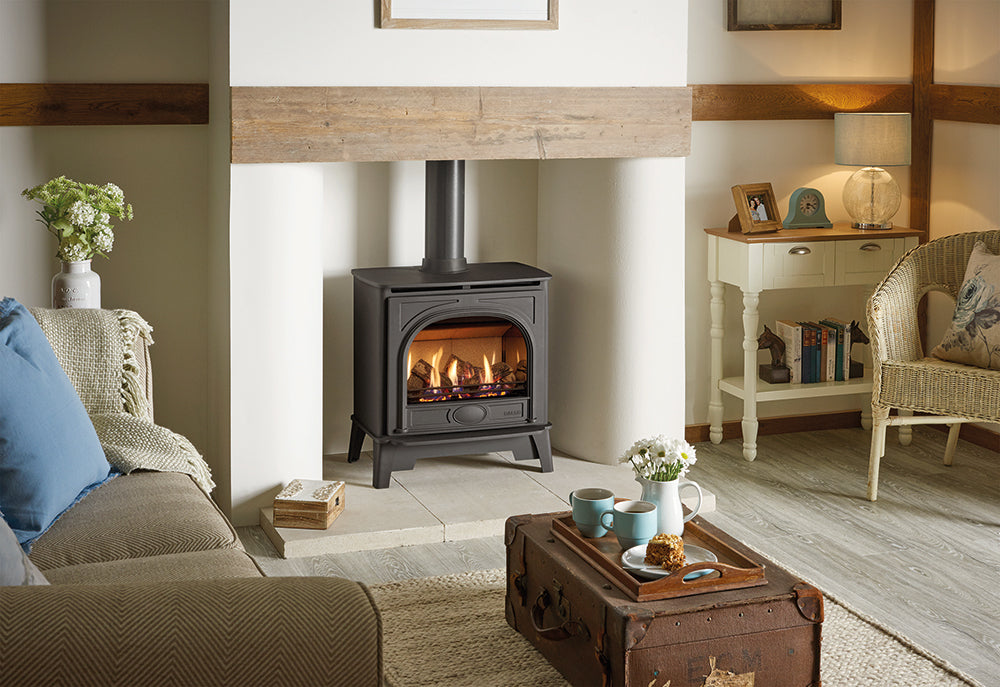 Gazco Medium Stockton 2 Conventional Flue Gas Stove For Chimney