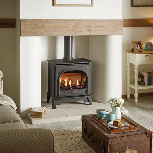 Gazco Medium Stockton 2 Conventional Flue Gas Stove For Chimney