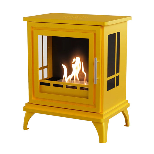 ScandiFlame Traditional Nashville Bioethanol Flueless Real Flame Fire Stove
