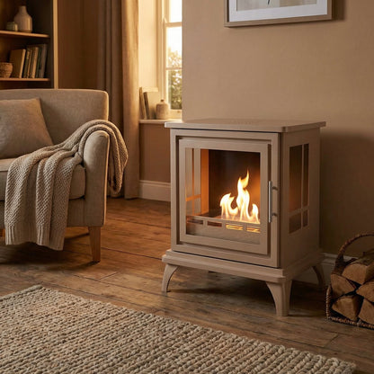 ScandiFlame Traditional Nashville Bioethanol Flueless Real Flame Fire Stove