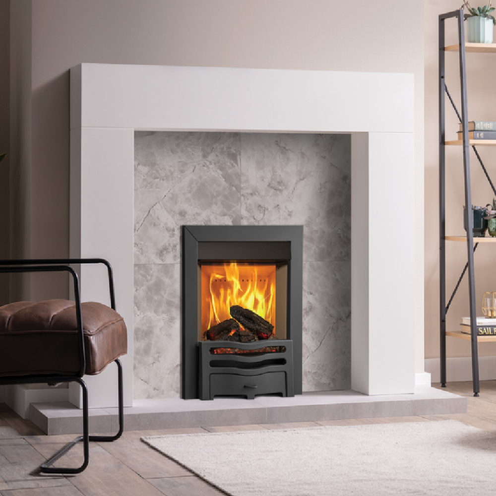 Gazco Onyx Mirage 40i Electric Fire with Black Frame